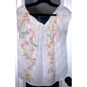XS Lauren Conrad Floral Shirt